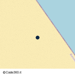 Posizione della concessione balneare Comune di Rimini, A. 2008, N. 17