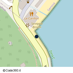 Posizione della concessione balneare Comune di Portofino, A. 2021, N. 2