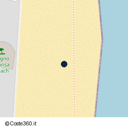 Posizione della concessione balneare Comune di Comacchio, A. 2014, N. 02