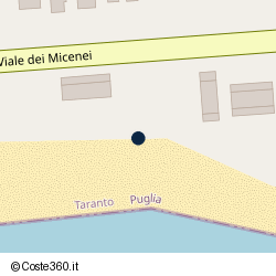 Posizione della concessione balneare Comune di Taranto, A. 2012, N. 36