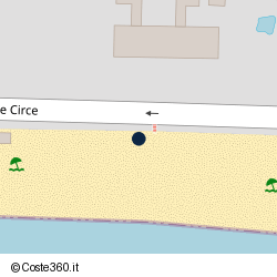 Posizione della concessione demaniale marittima Comune di Terracina, A. 2014, N. TE-243