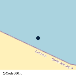Posizione della concessione balneare Comune di Cattolica, A. 2025, N. 17