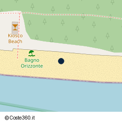Posizione approssimativa di Bagno Orizzonte