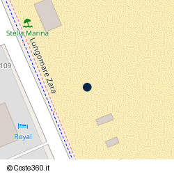 Posizione della concessione balneare Comune Giulianova, A. 2008, N. 42041