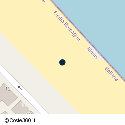 Posizione della concessione demaniale marittima Comune di Bellaria-Igea Marina, A. 2005, N. 205