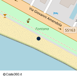 Posizione della concessione balneare Comune Maiori, A. 2009, N. 03
