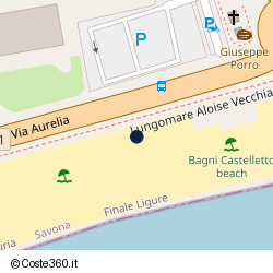 Posizione della concessione demaniale marittima Comune di Finale Ligure, A. 2005, N. 7