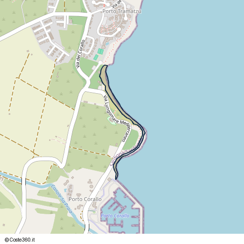 Posizione della spiaggia Spiaggia nei pressi di Passerella, Biddeputzi/Villaputzu, 09040