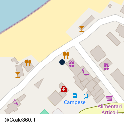 Posizione della concessione balneare Comune di Isola Del Giglio, A. 2025, N. 002