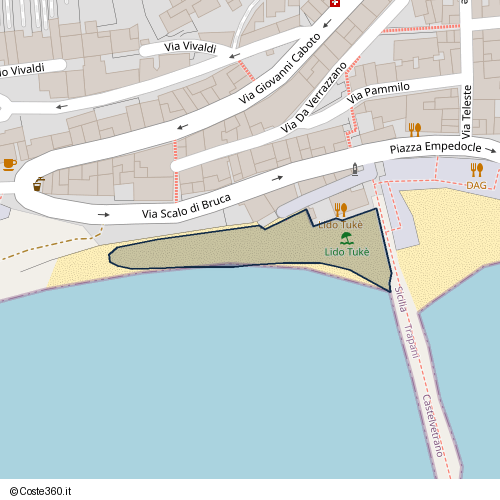 Posizione della spiaggia Spiaggia nei pressi di Castelvetrano, 91022