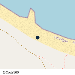 Posizione della concessione balneare Comune di Carovigno, A. 2007, N. 2