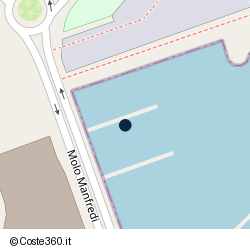 Posizione della concessione demaniale marittima Autorità Portuale di Mar Tirreno Centrale, A. 2020, N. SAL61