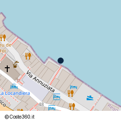 Posizione della concessione balneare Comune di Scilla, A. 2014, N. 52