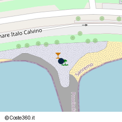 Posizione della concessione demaniale marittima Comune di San Remo, A. 2025, N. A29