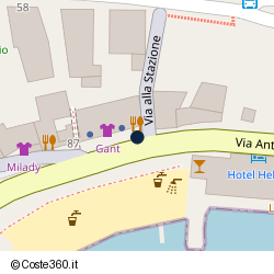 Posizione della concessione demaniale marittima Comune Santa Margherita Ligure, A. 2025, N. 61