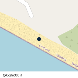 Posizione della concessione demaniale marittima Comune di Isola Di Capo Rizzuto, A. 2024, N. 021