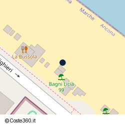 Posizione della concessione demaniale marittima Comune di Senigallia, A. 2019, N. 145