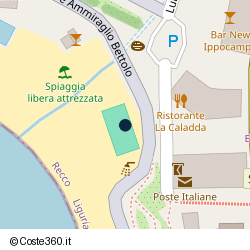 Posizione della concessione balneare Comune di Recco, A. 2023, N. 344102