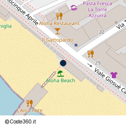Posizione della concessione balneare Comune Follonica, A. 2012, N. 1