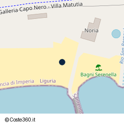 Posizione della concessione balneare Comune di San Remo, A. 2009, N. 36