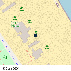 Posizione della concessione demaniale marittima Comune di Cesenatico, A. 2011, N. 60