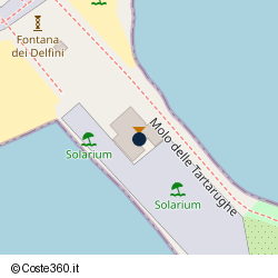 Posizione approssimativa di Solarium delle Tartarughe Diano Marina