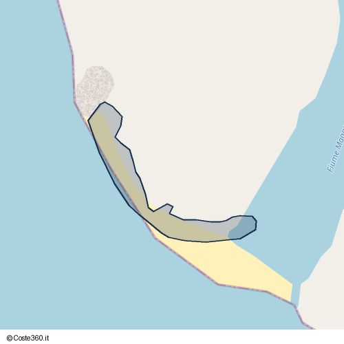 Posizione della spiaggia Spiaggia nei pressi di Via Leonardo da Vinci, Ribera, 92016
