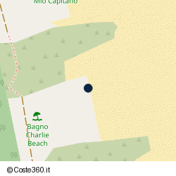 Posizione approssimativa di Bagno Charlie Beach