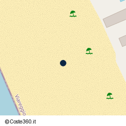 Posizione della concessione balneare Comune di Viareggio, A. 2005, N. 54