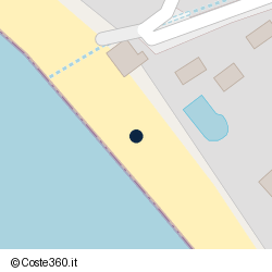 Posizione della concessione demaniale marittima Comune di Ricadi, A. 2025, N. 8