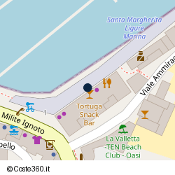 Posizione della concessione demaniale marittima Comune di Santa Margherita Ligure, A. 2025, N. 12