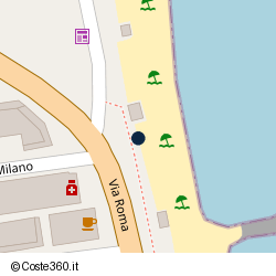 Posizione della concessione balneare Comune di Laigueglia, A. 2005, N. 06