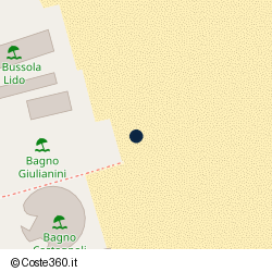 Posizione della concessione demaniale marittima Comune di Cervia, A. 2011, N. 115