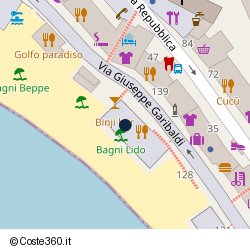 Posizione approssimativa di Bagni Lido