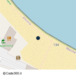 Posizione della concessione balneare Comune di Ancona, A. 2015, N. 39