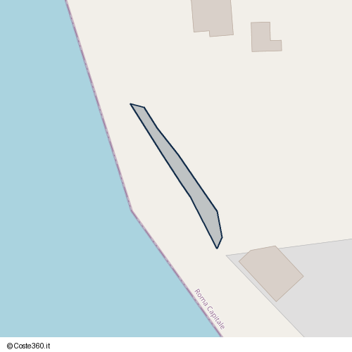 Posizione della spiaggia Spiaggia nei pressi di Via Ardeatina, Anzio Colonia, Anzio, 00042