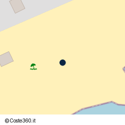 Posizione della concessione balneare Comune Terracina, A. 2014, N. TE-173