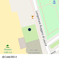Posizione della concessione balneare Comune di Scalea, A. 2016, N. 4