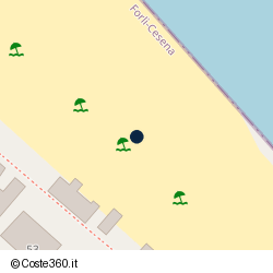 Posizione della concessione balneare Comune di Gatteo, A. 2011, N. 03