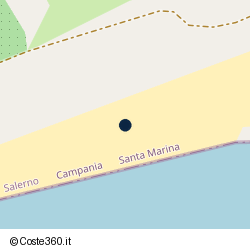Posizione della concessione balneare Comune di Santa Marina, A. 2025, N. 8