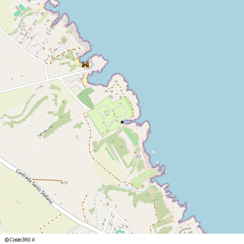 Posizione della spiaggia Spiaggia nei pressi di Strada Procaccia, Monopoli, 70043