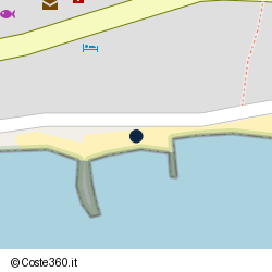Posizione della concessione balneare Comune di Pollica, A. 2012, N. 181