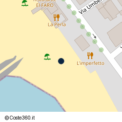 Posizione della concessione balneare Comune Cecina, A. 2015, N. 63