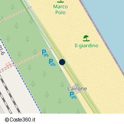 Posizione della concessione balneare Comune di Pineto, A. 2017, N. 203