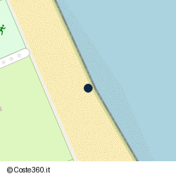 Posizione della concessione balneare Comune di Roseto Degli Abruzzi, A. 2013, N. 20