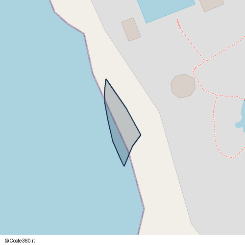 Posizione della spiaggia Spiaggia nei pressi di Viale Kamarina, Ragusa, 97100