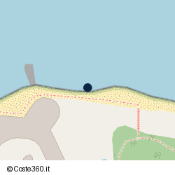 Posizione della concessione balneare Comune di Ancona, A. 2019, N. 38