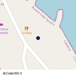 Posizione della concessione demaniale marittima Comune di Roseto Capo Spulico, A. 2012, N. 1