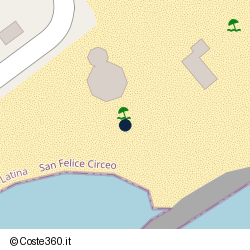 Posizione della concessione balneare Comune di San Felice Circeo, A. 2008, N. 141