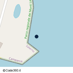 Posizione della concessione balneare Comune di Vietri Sul Mare, A. 2020, N. 01